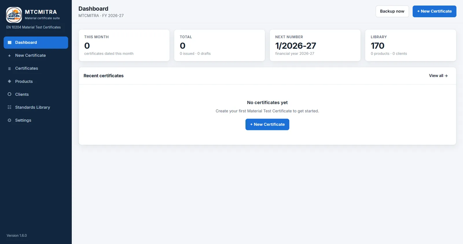 MTCMITRA — Dashboard