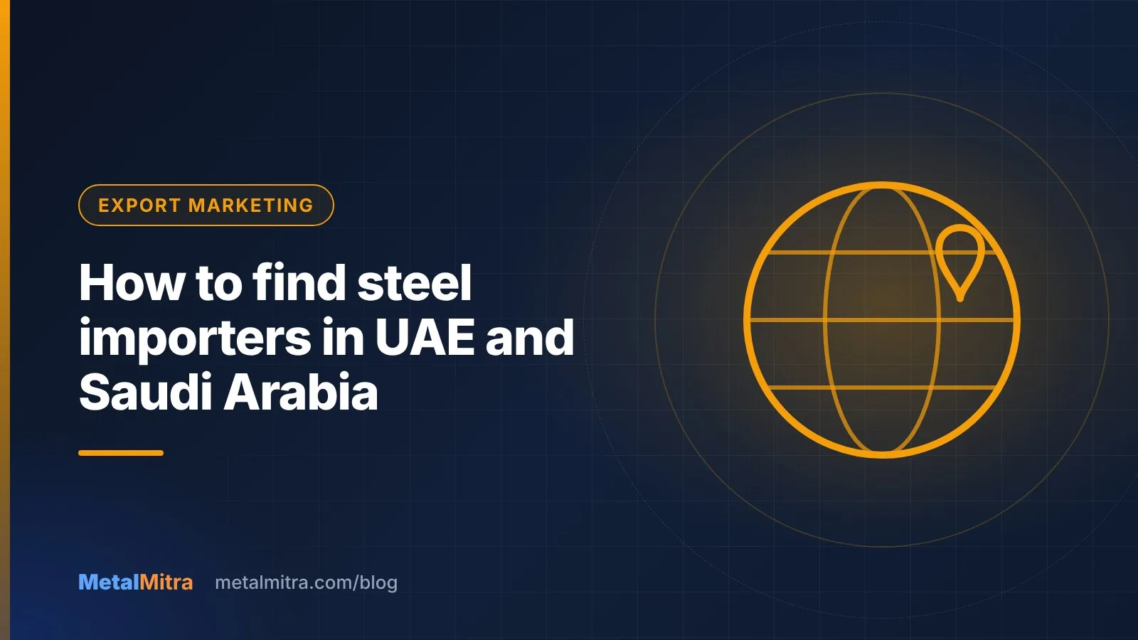 Dubai and Riyadh skyline with steel construction representing Gulf steel importers