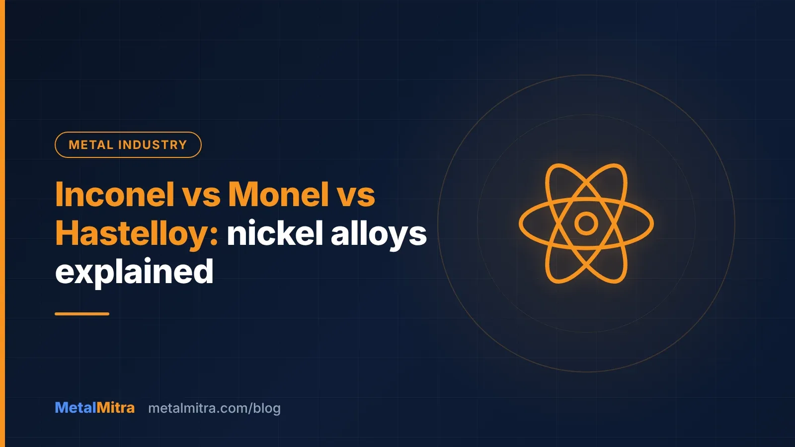 Nickel alloy pipes and flanges in Inconel, Monel and Hastelloy grades on a rack