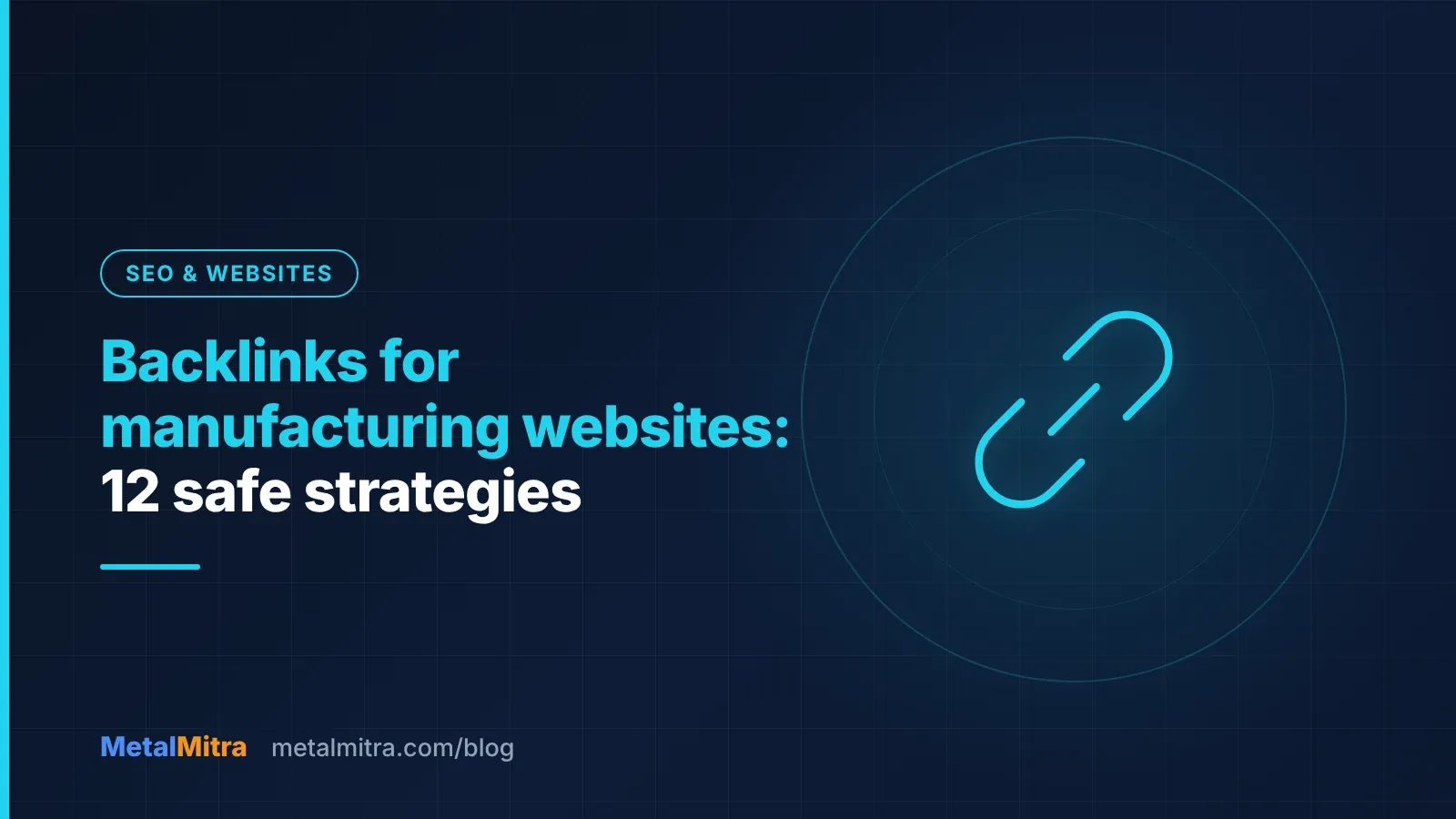 Network diagram of websites linking to a steel manufacturer's website